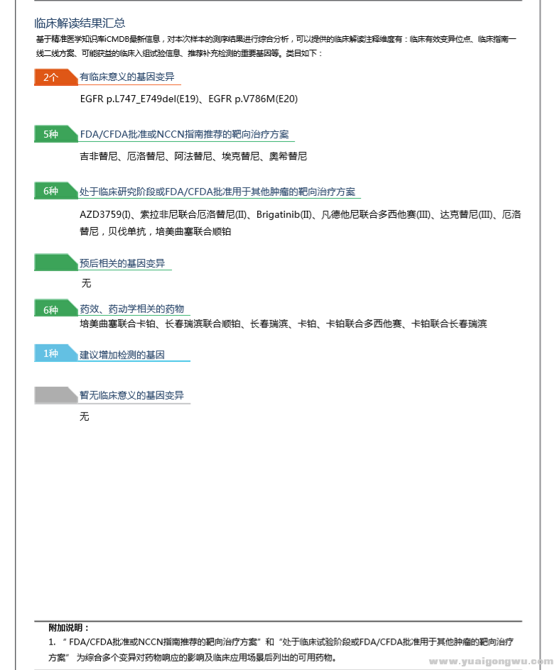 基因检测报告